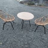 Rattan lounge set