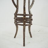 Table d’appoint en fer industriel antique