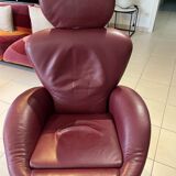 Dodo K10 red armchair by Cassina Italy Lounge armchair by Toshiyuki Kita