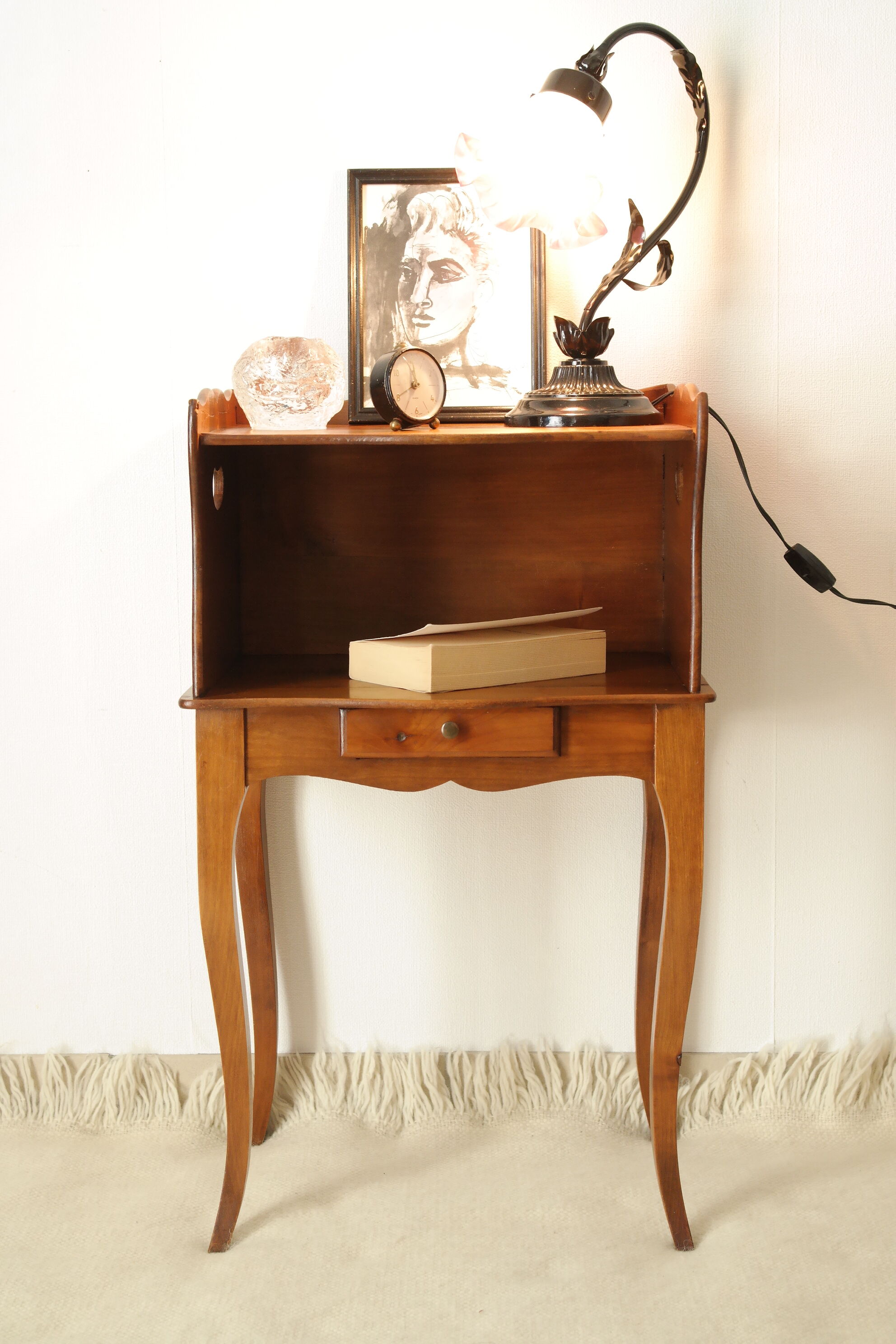 Pair of bedsides made of cherry wood