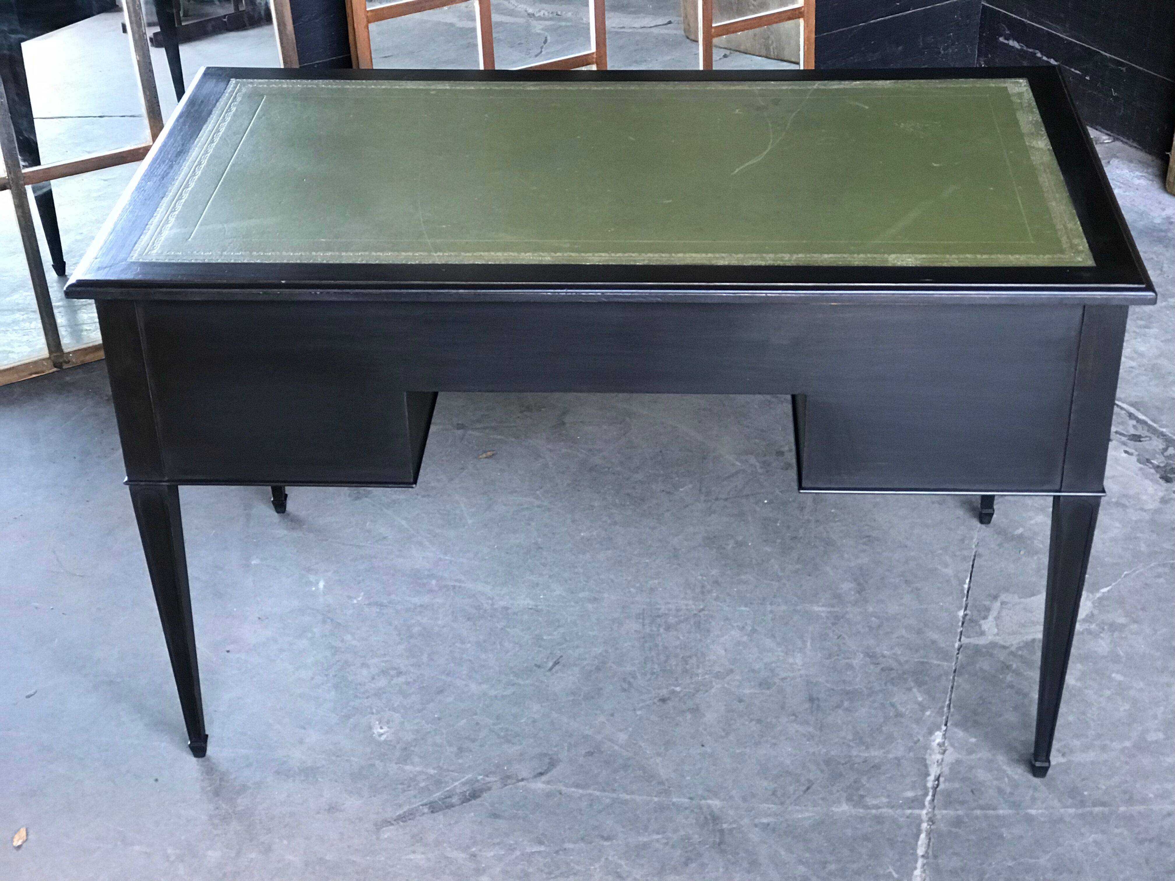 Blackened wooden lady desk