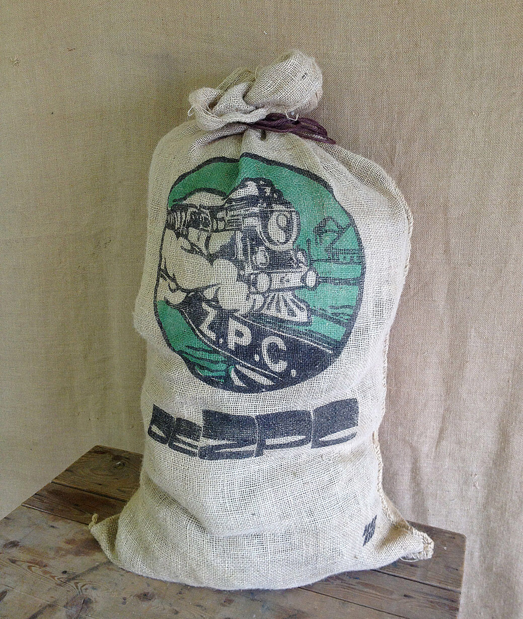 3 bags burlap