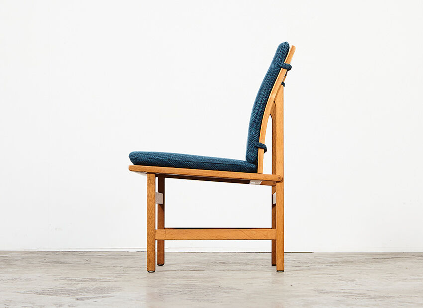 Set of 4 dining chairs model 3232 by Borge Mogensen for Fredericia Denmark 1958