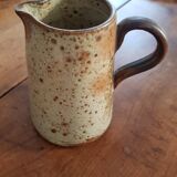 Stoneware cider pitcher