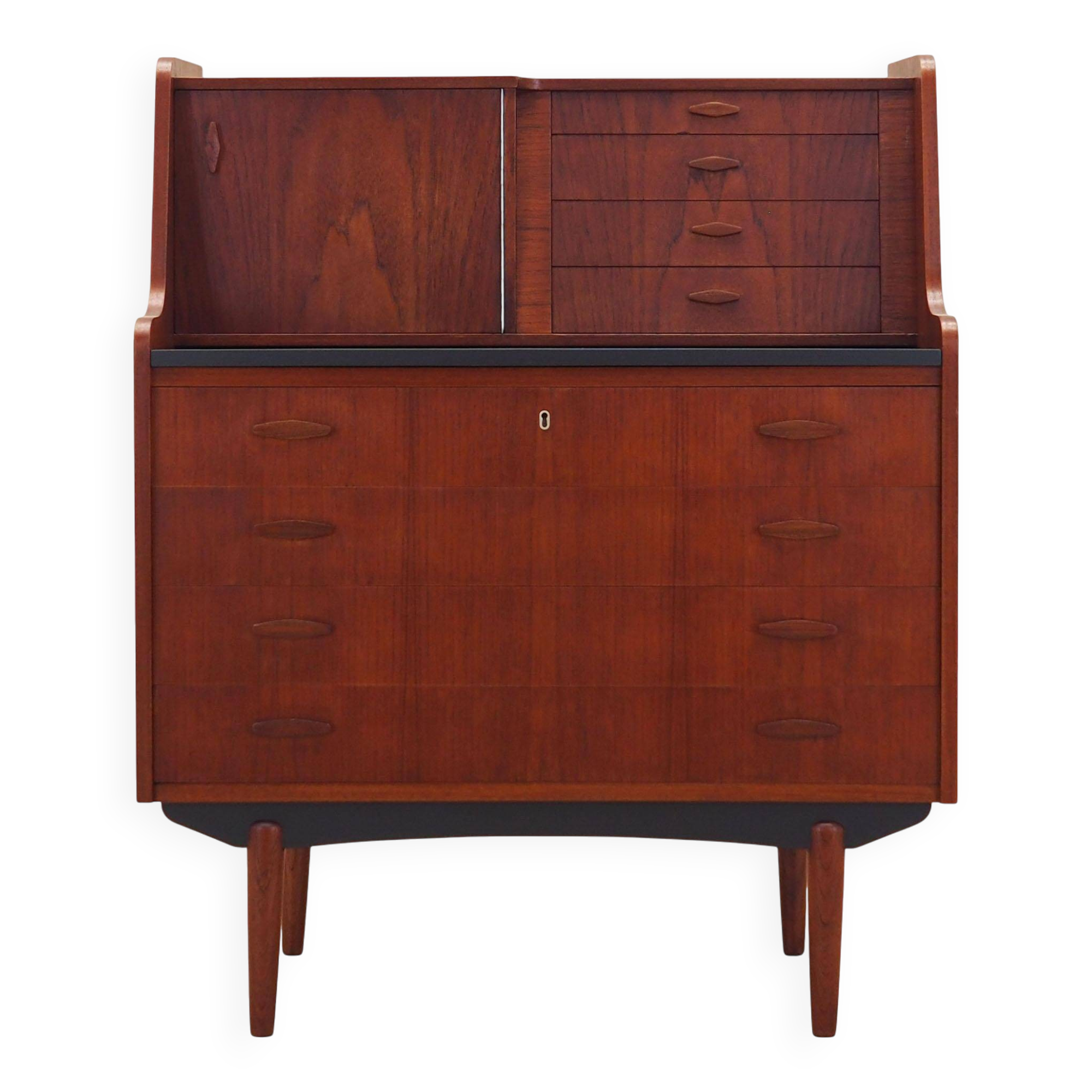 Secrétaire en teck, design danois, années 1970, production : Danemark
