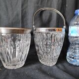 1960 / Cristal d'Arques? / 2 Ice Buckets