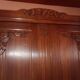 Antique solid wood wardrobe