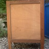 Vintage chest of drawers with oak compass legs, 1950s