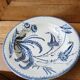 Hollow dish, clairefontaine earthenware, indiana decor, 19th century