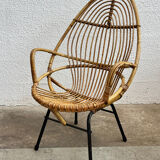 Rattan armchair