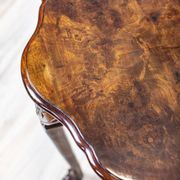 Table basse en noyer vintage, années 1950