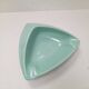 Beautiful turquoise ashtray from the 1950s.