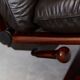 Fauteuil scandinave vintage avec ottoman par Arnt Lande pour Westnofa, anné