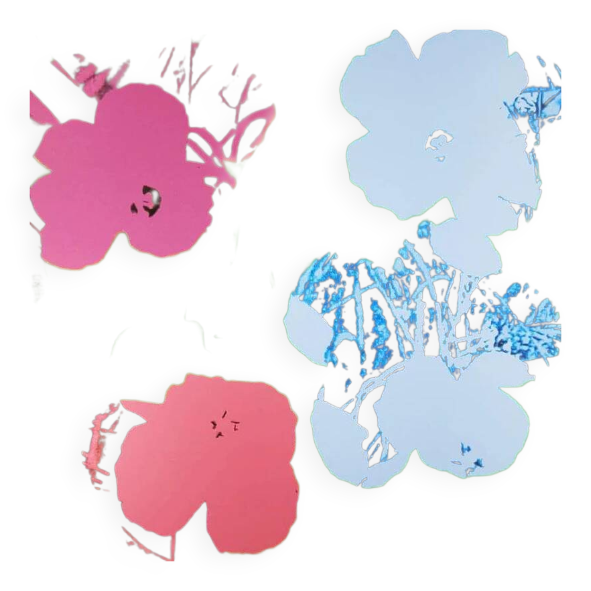 1980s Andy Warhol "Flowers" Limited Edition Lithograph by CMOA