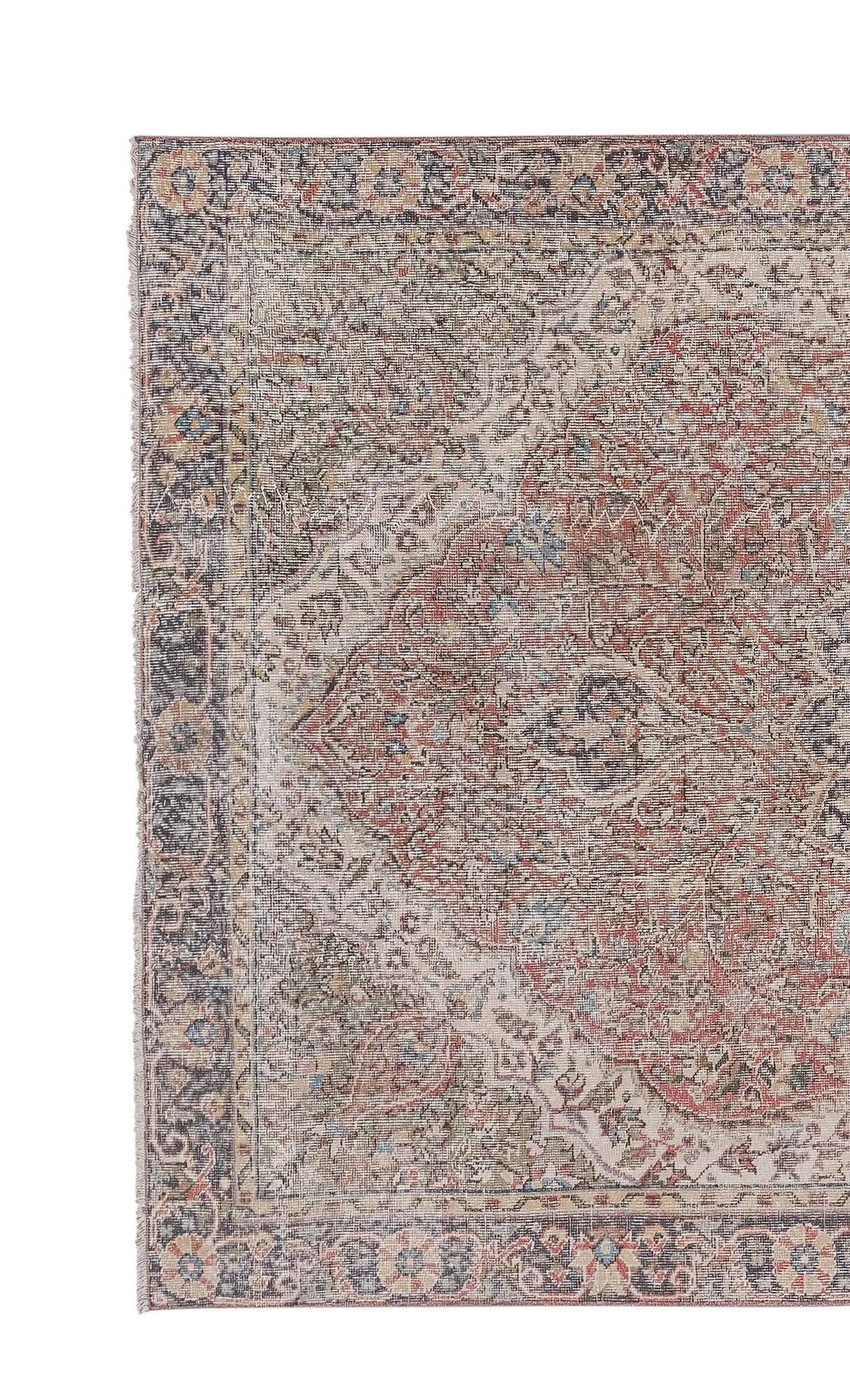 Vintage Turkish rug handmade 193x309 cm