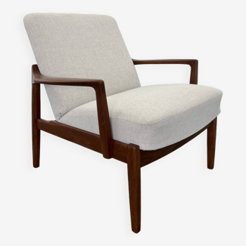 Fauteuil lounge vintage danois en teck, 1970