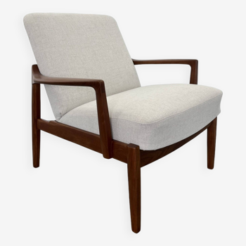 Vintage danish teak lounge chair, 1970s