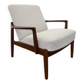 Fauteuil lounge vintage danois en teck, 1970