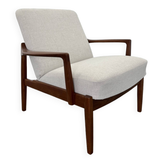 Fauteuil lounge vintage danois en teck, 1970