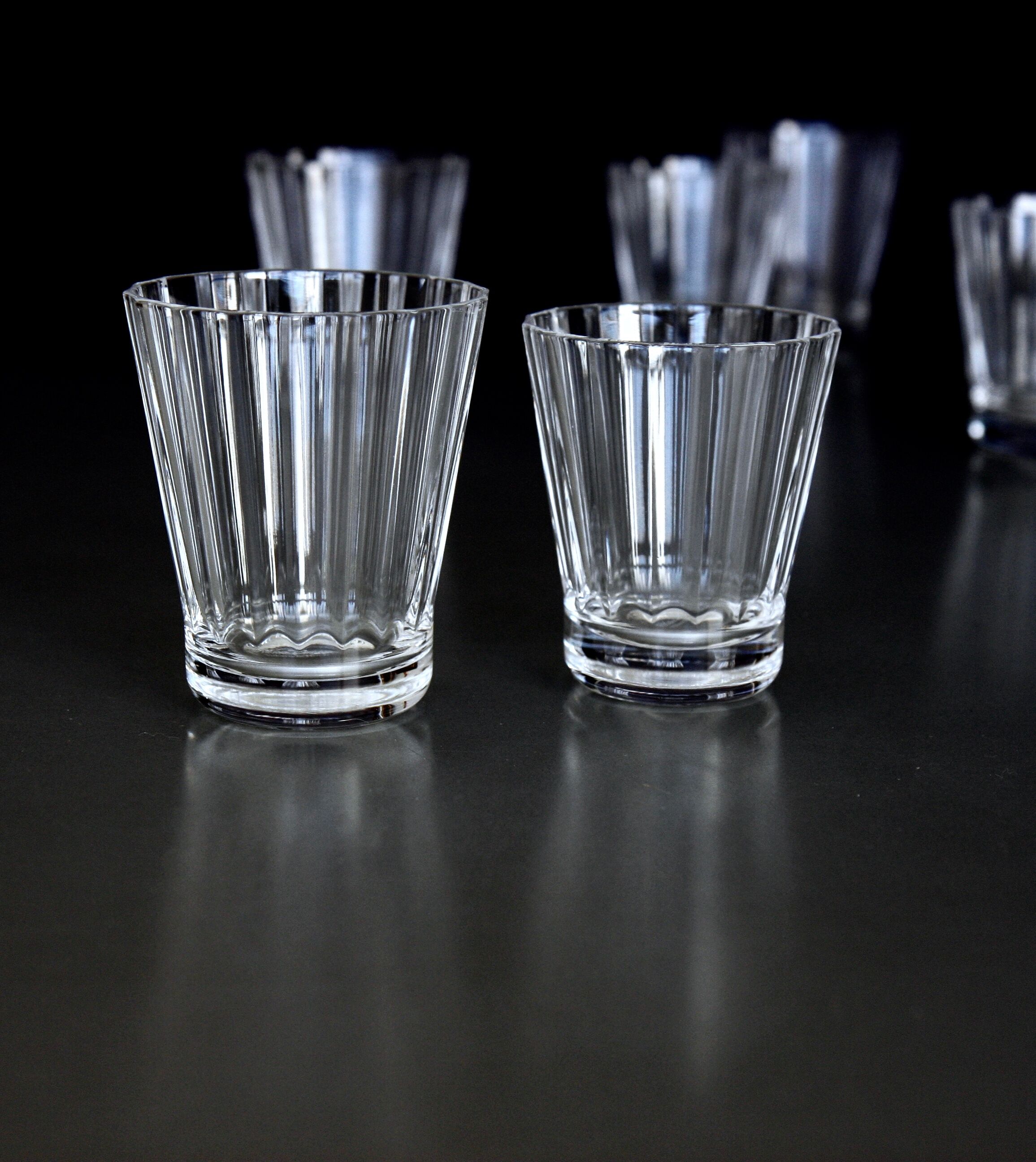 Eight glasses Paloma Picasso, Crystal Villeroy and Boch
