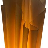 Draped plastic lamp