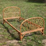 Rattan bed