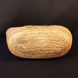 Vintage straw basket