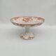 Earthenware bowl on pedestal by Boch Frères, iron earth, circa 1900.