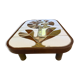 Capron coffee table - floral pattern