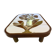Capron coffee table - floral pattern
