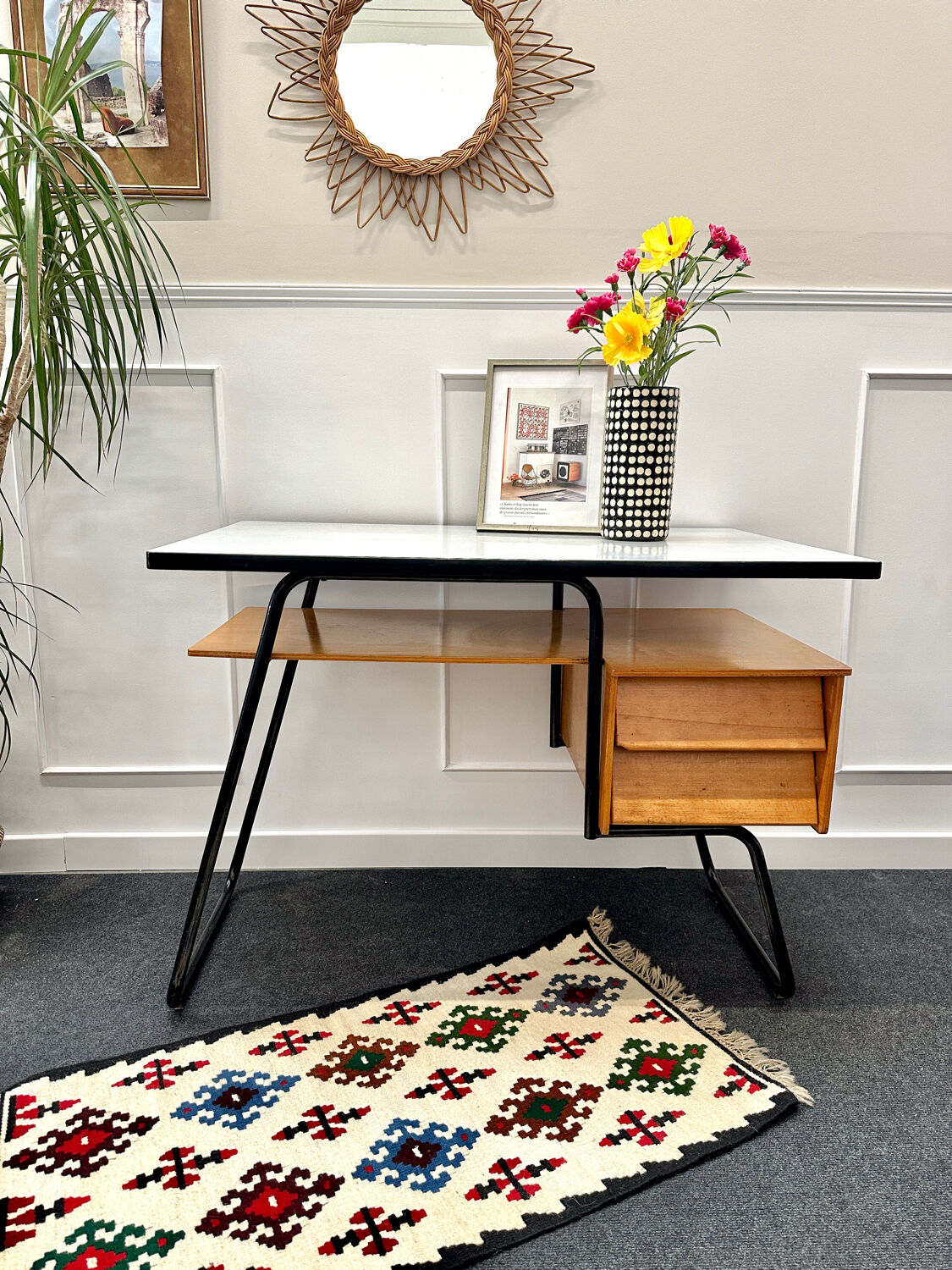 Vintage Scandinavian desk