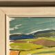 Vintage Oil on Canvas Landscaoe by Svan Grandin 1960s