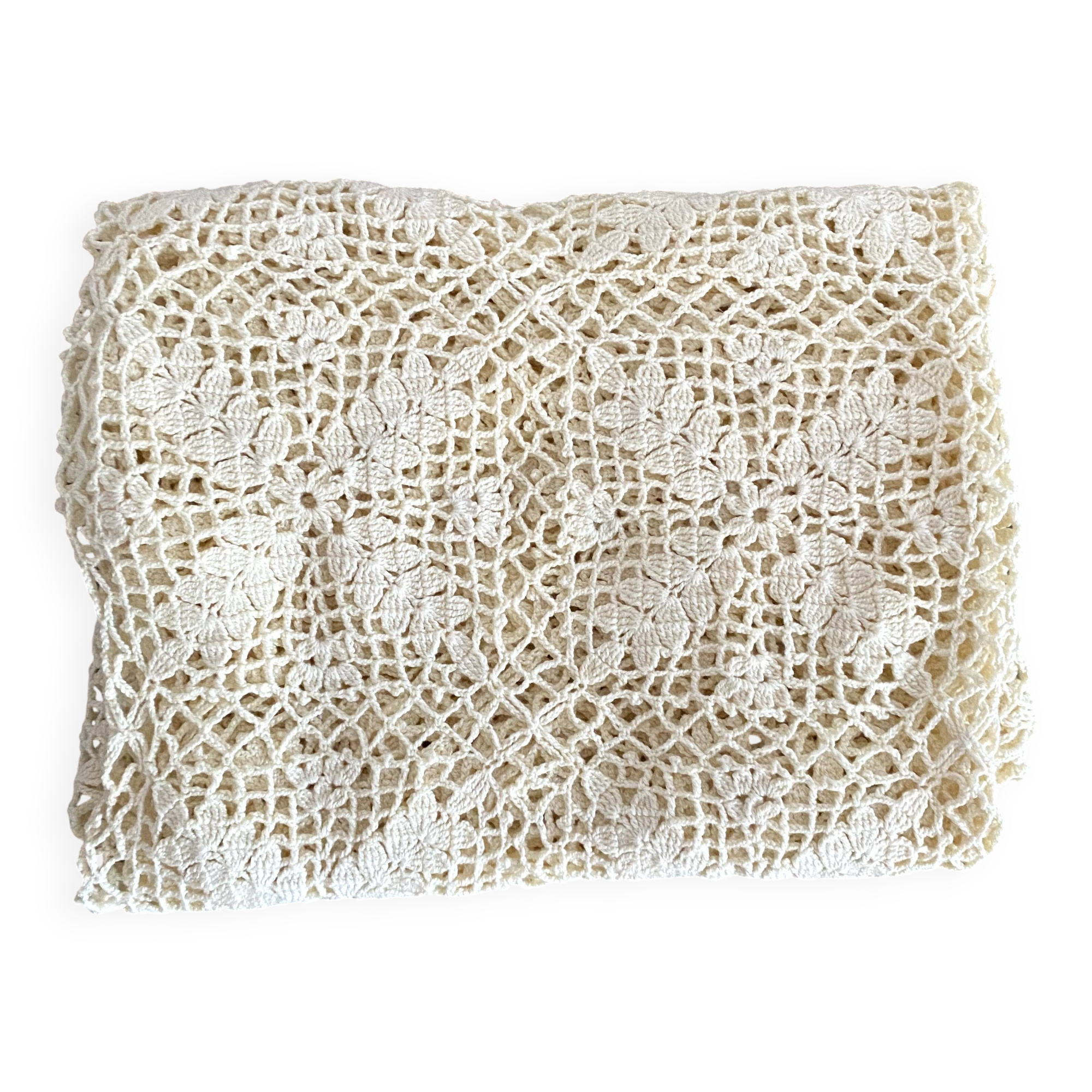 Plaid, crochet bedspread 90X140 cm