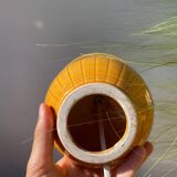 Yellow ceramic ball lamp 1990