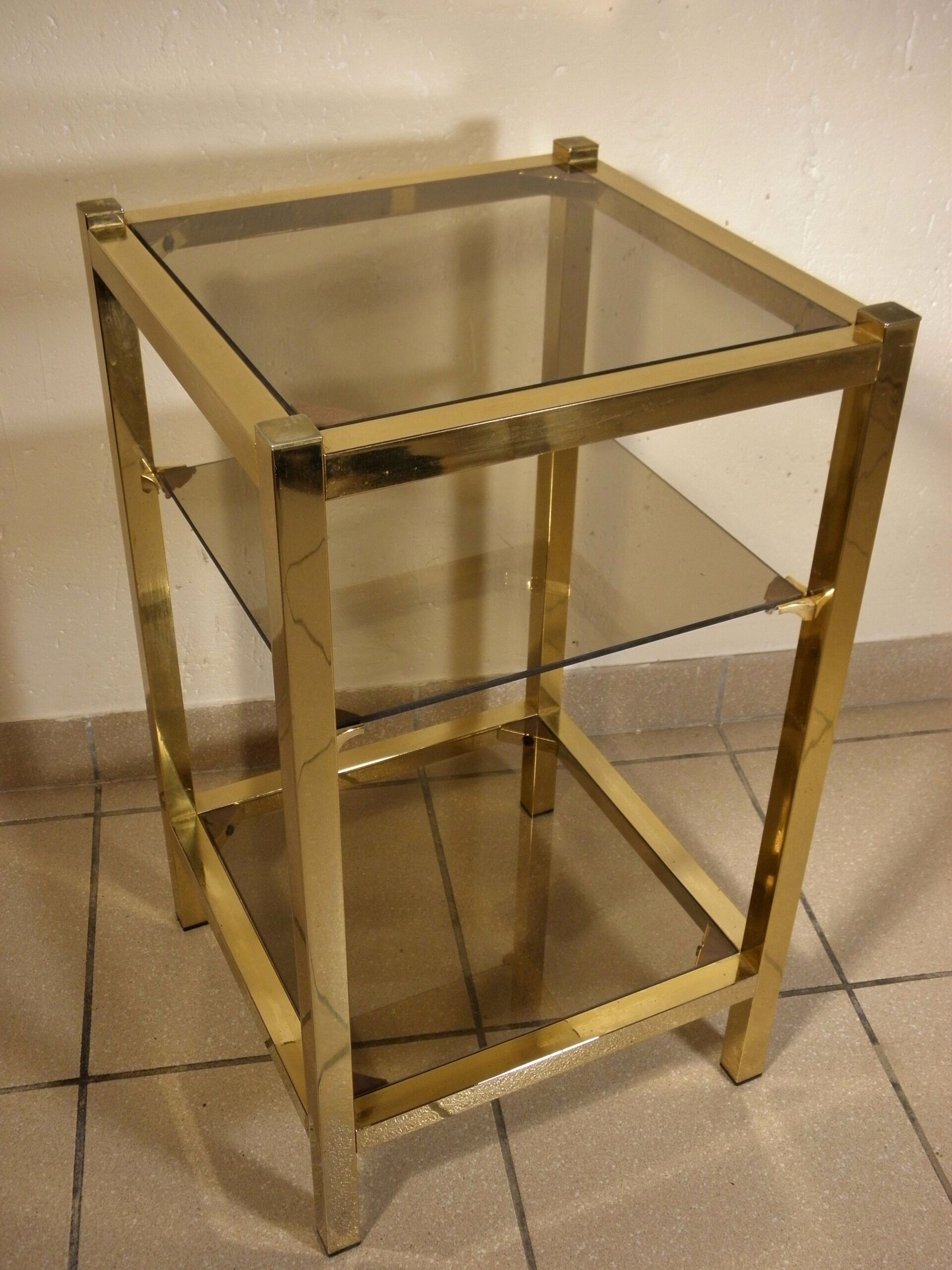 Gold metal and glass 1980