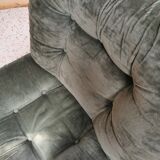 Velvet armchair