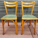 Paire de chaises bistrot Baumann