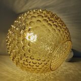 Glass bubble globe suspension