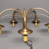 CVL (Val de Loire Creations) ~ Chandelier ~ Chatelet Collection - 5 lights ~ Burnished brass - 21st century