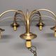CVL (Val de Loire Creations) ~ Chandelier ~ Chatelet Collection - 5 lights ~ Burnished brass - 21st century