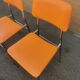Tubmenager orange vintage chairs
