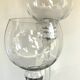 Duo of xl tealight holders in vintage crystal