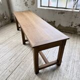 Table de ferme, drapière en noyer, 1900