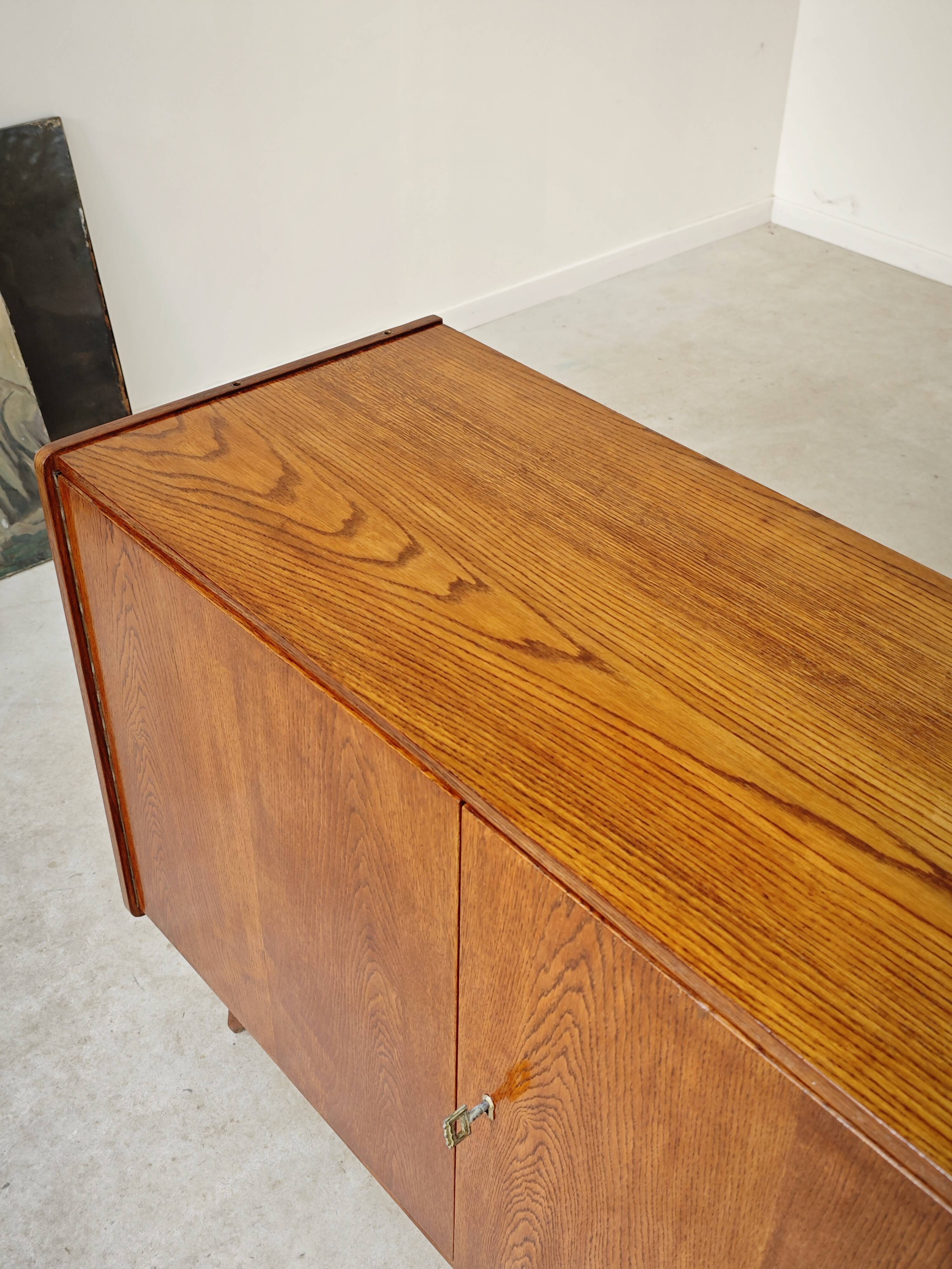 Black and white U 460 sideboard by Jiri Jiroutek for Interier Praha 1960