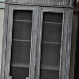 Grey ceruse storage cabinet