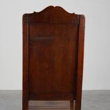 18th Century Liège Armchair in hand carved Oak, Belgium