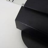 Pair of vintage Italian design metal wall lights from the 80s