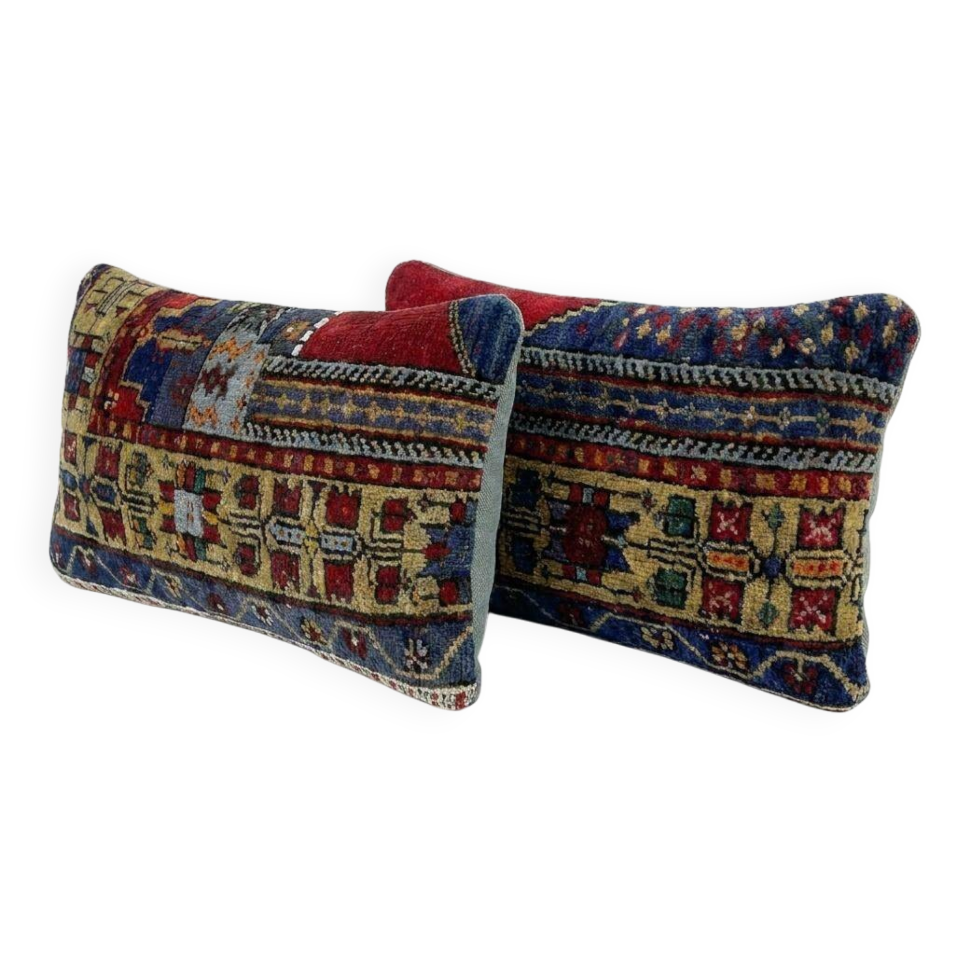 Set of 2 vintage Turkish cushion covers 38x58 cm