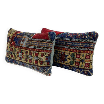 Set of 2 vintage Turkish cushion covers 38x58 cm