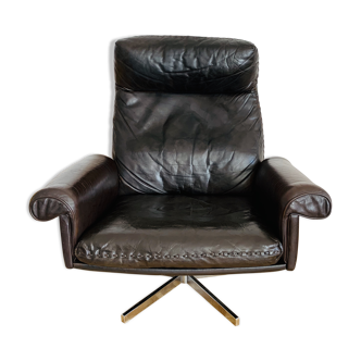 De Sede DS 31 Lounge chair in brown leather